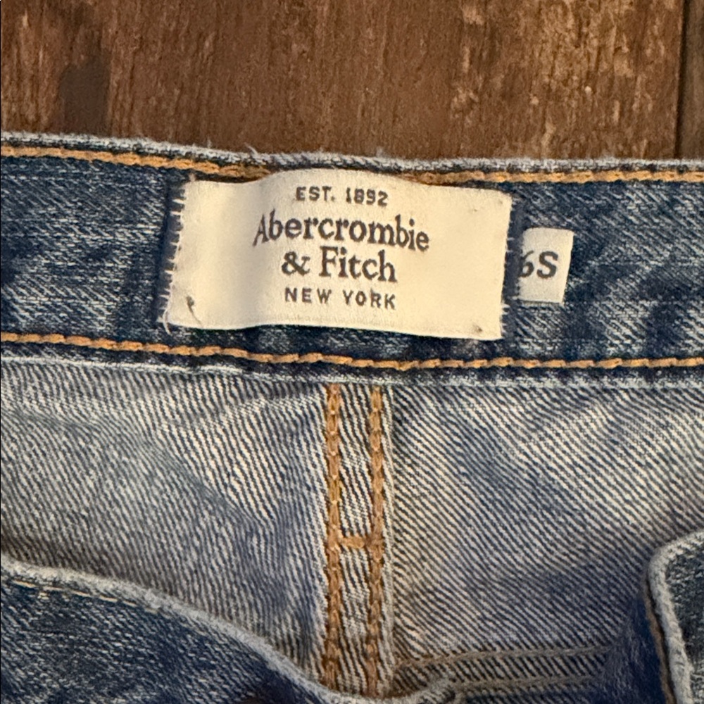 Abercrombie & Fitch Distressed Flare Jeans - Blue - Picture 2 of 3